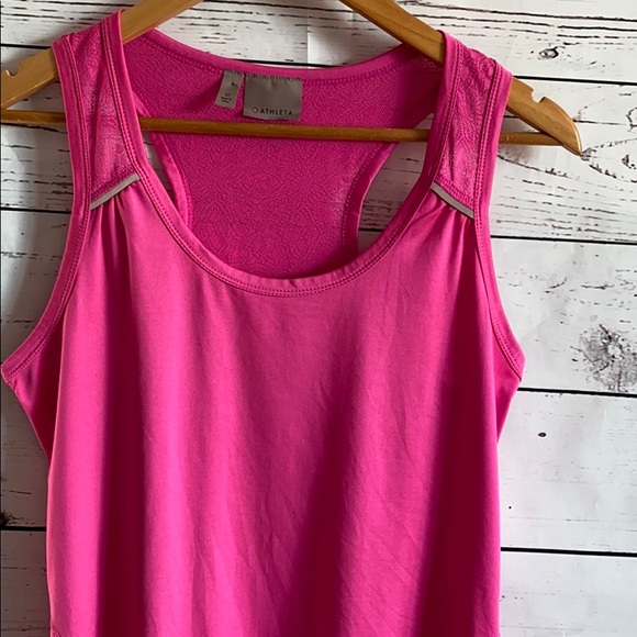 Athleta Pink Tank Top Size Medium - Picture 3 of 5